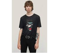 John Varvatos Ss Crew Tee - Top Hat Skull Black Talla: M | Camisetas con Decoración Impresa Outlet | Hombre | Negro