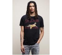 John Varvatos Ss Crew Tee Vintage Wash - Aretha La Div Black Talla: XXL | Camisetas con Decoración Impresa Outlet | Hombre | Negro