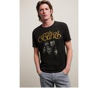 John Varvatos Ss Crew Tee Vintage Wash - The Band Face Black Talla: S | Outlet | Hombre | Negro