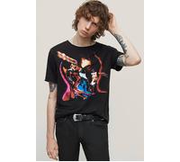 John Varvatos Ss Raw Edge Tee Vintage Wash - Judas Priest Staine Black Talla: XXL | Outlet | Hombre | Negro