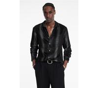 John Varvatos Straight Bottom Hem Shirtwith Regular Co Smoked Pearl Grey Talla: S | Camisas Casuales Outlet | Hombre | Gris