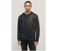 John Varvatos Thompson Regular Fit Pop Up Hoodiewith J Eucalyptus Talla: L | Sudaderas con Capucha Outlet | Hombre