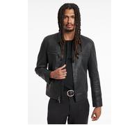 John Varvatos Zip Front Jkt With Zip Chet Pkts And Wel Steel Grey Talla: 50 | Chaquetas de Cuero Outlet | Hombre | Gris