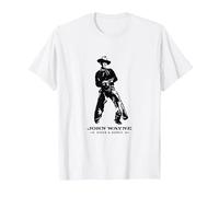 John Wayne Liberty Cenefa Camiseta, Hombre, Blanco, 6XL