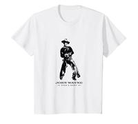 John Wayne Liberty Cenefa Camiseta, Niños, Blanco, 4 años