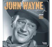 John Wayne Official 2026 7 X 14 Inch (Hanging) Monthly Mini Wall Calendar