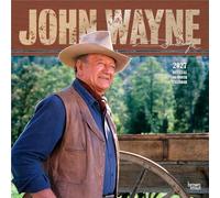 John Wayne Official 2027 12 X 24 Inch (Hanging) Monthly Square Wall Calendar Foil Stamped Cover Plastic-Free: Original BrownTrout-Kalender [Mehrsprachig] [Kalender]