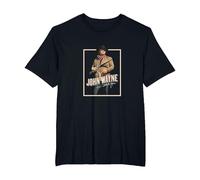 John Wayne True Grit Camiseta, Hombre Tallas Grandes, Negro, 6X Alto