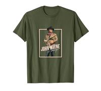 John Wayne True Grit Camiseta, Hombre, Verde Oliva, XXL