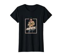 John Wayne True Grit Camiseta, Mujer, Negro, S