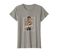 John Wayne True Grit Camiseta, Mujer, Pizarra, XXL