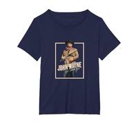 John Wayne True Grit Camiseta, Mujer Tallas Grandes, Azul Marino, 5XL Grande