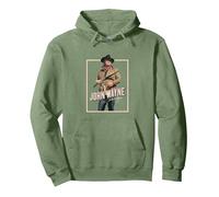John Wayne True Grit Sudadera con Capucha, Unisex para Adultos, Verde Salvia, S