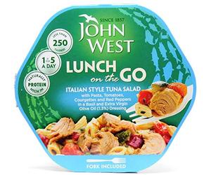 John West Almuerzo sobre la marcha (ensalada de atún estilo italiano 2 x 275g)