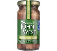 John West Anchoas en aceite de oliva - 95g - Sabor delicioso, perfecto para ensaladas y sándwiches!