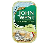 John West Filetes De Caballa En Aceite De Oliva (125g) (Paquete de 6)