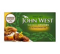 John West Ostras Ahumadas En Aceite De Girasol (85g) (Paquete de 2)