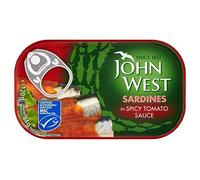 John West Sardinas En Salsa De Tomate Picante (120g) (Paquete de 2)