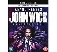 John Wick 1 & 2 (4K UHD Blu-ray) Bridget Moynahan Common (Importación USA)
