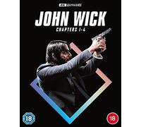 John Wick 1 - 4 Box Set (4K UHD) [Blu-ray]
