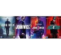 John Wick 1-4 DVD Complete Collection - John wick , john wick 2 , John Wick: Chapter 3 - Parabellum, John Wick: Chapter 4 DVD