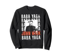 John Wick Baba Yaga Repeating Text & Photo Action Movie Sudadera