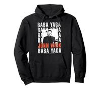John Wick Baba Yaga Repeating Text & Photo Action Movie Sudadera con Capucha