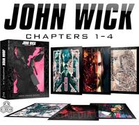 John Wick: Capítulos 1-4 Colección [Blu-ray + DVD + Digital] [Región libre]