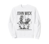 John Wick Minimalist Baba Yaga Distressed Collage Movie Sudadera