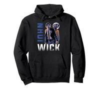 John Wick Modern Logo with John and Dog Action Movie Sudadera con Capucha