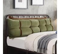 Johnear 2 paquetes de cojines lumbares para sofá, respaldo de cama, cojín de lectura, cojín para libros, cojín lumbar grande para cabecero de cama, almohada de pared, cojín para piernas (naranja y