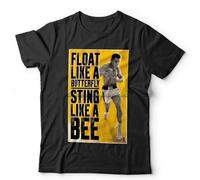 Johniel Ali Float Like A Butterfly TTshirts Camisetas y Tops Unisex - Boxing Legend Muhammad(X-Large)