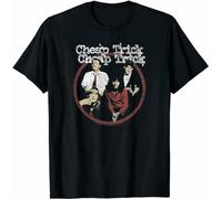 Johniel American Cheap Trick Circle T-Tshirts Camisetas y Tops(X-Large)