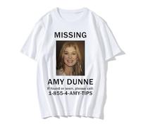 Johniel Amy Dunne Missing Poster Hip Hop Rapper Men Women T-Shirt O-Neck Short Sleeves Summer Fashion Casual Oversized Tshirt White L White XL