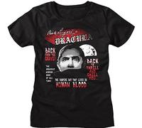 Johniel LANSHAN Bela Lugosi Dracula Back from The Grave Women's T Tshirts Camisetas y Tops Vintage Vampire Horror(Small)