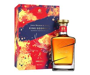 Johnnie Walker & Sons King George V - Lunar New Year | Blended Scotch Whisky | Limitierte Edition | Rarität für Sammler | handgefertigt in Schottland | 43% vol | 700ml Einzelflasche |