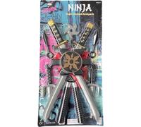Johnnies - Mochila Ninja Arma, juguete, plástico, disfraz, juego de simulación, juguete para niños