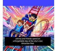 Johnny and friends spend an unforgettable day at the city's new Attraction Park