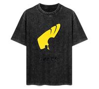Johnny Bravo Graphic, Old School Cartoon tee T-Shirt Black 3XL