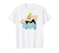 Johnny Bravo Johnny Bravo Camiseta, Hombre, Blanco, M