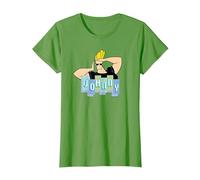 Johnny Bravo Johnny Bravo Camiseta, Mujer, Hierba, XL