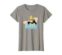 Johnny Bravo Johnny Bravo Camiseta, Mujer, Pizarra, M