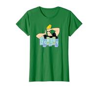 Johnny Bravo Johnny Bravo Camiseta, Mujer, Verde Kelly, L