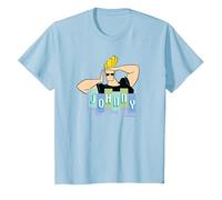 Johnny Bravo Johnny Bravo Camiseta, Niños, Azul Bebé, 2 años