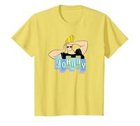 Johnny Bravo Johnny Bravo Camiseta, Niños, Limón, 10 años