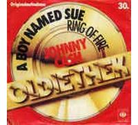 JOHNNY CASH - A Boy Named Sue(1969)/Ring Of Fire (1963)(7" Vinyl Single)(CBS Oldiethek 30)(1982)(CBS A 1994)