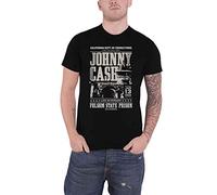 Johnny Cash - Camiseta de manga corta para hombre, color negro