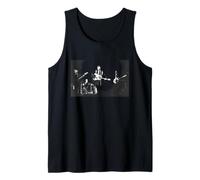 Johnny Cash Cantante de Country Rock en Vivo 1987 Camiseta sin Mangas