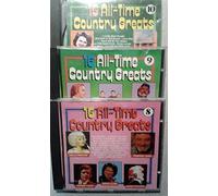 Johnny Cash, Frankie Lane,Willie Nelson,Jim Nesbitt,Freddie Fender,Dolly Parton,Kenny Rogers,David Houston,Waylon Jennings,Don Williams - 16 All-Time Country Greats 8+9+10(3CD´s)(1989(AllTime Music)