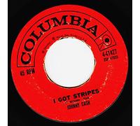 JOHNNY CASH - i got stripes / 5' high & rising 45 rpm single